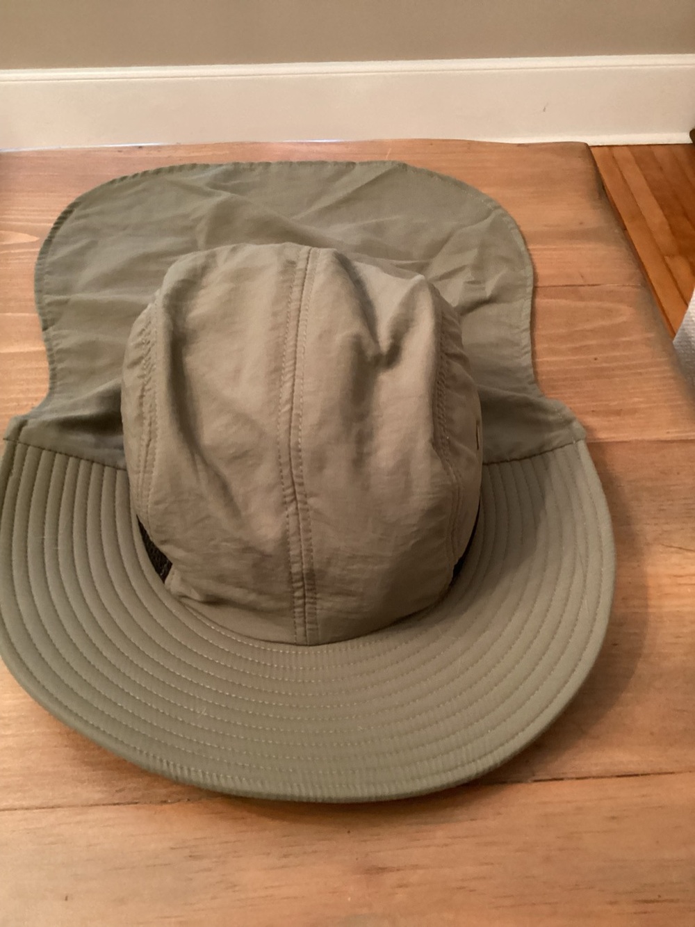 SAN DIEGO HAT COMPANY OLIVE GREEN OUTDOOR FISHING UPF 50 HAT WITH NECK FLAP